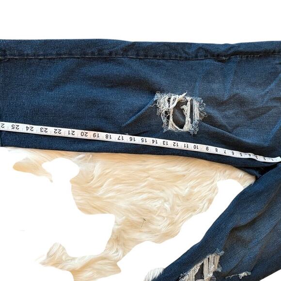 I.N.C. Women's Distressed Blue Jeans 18W - Picture 5 of 9